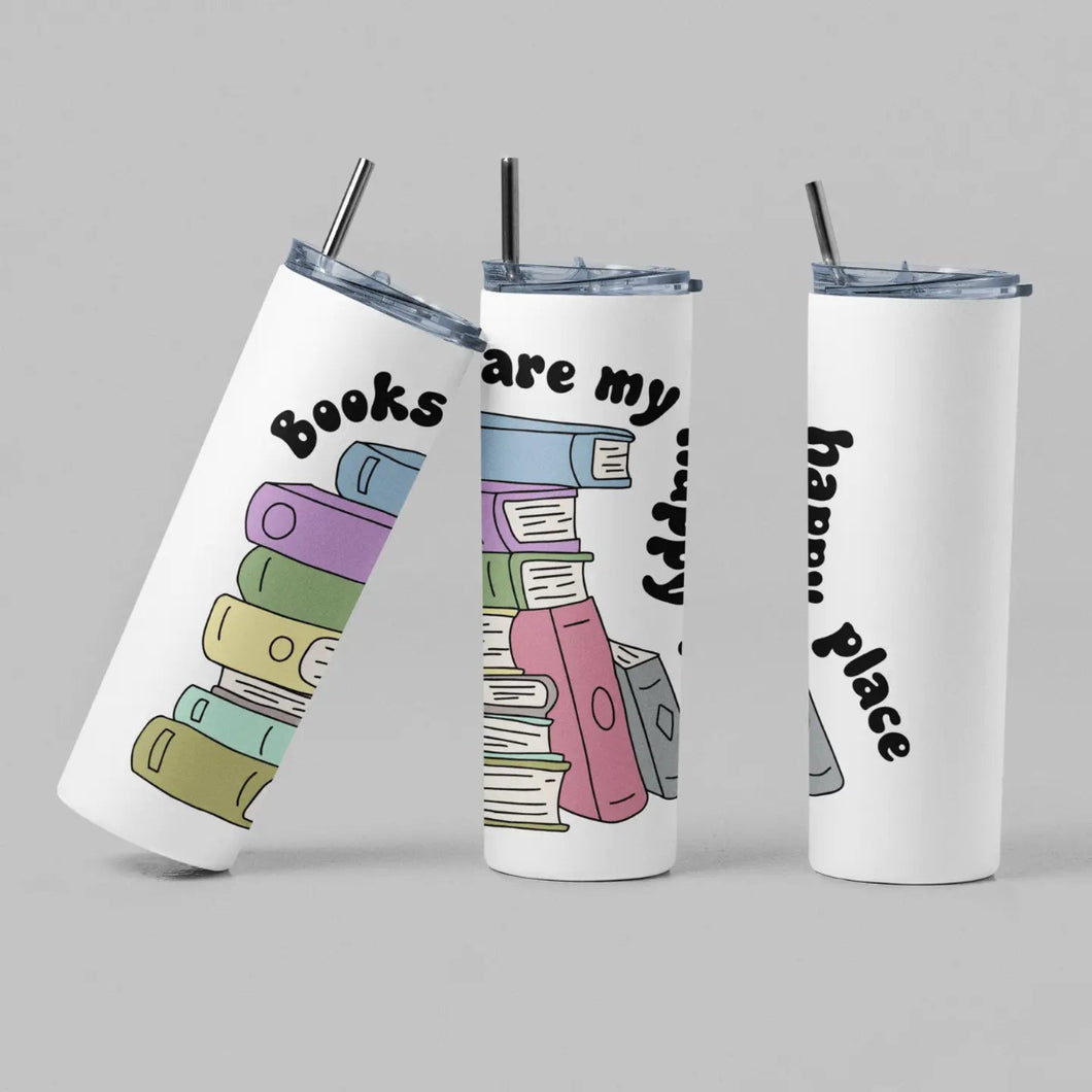 Tumbler - Books Are My Happy Place / THE GEEK BOUTIQUE