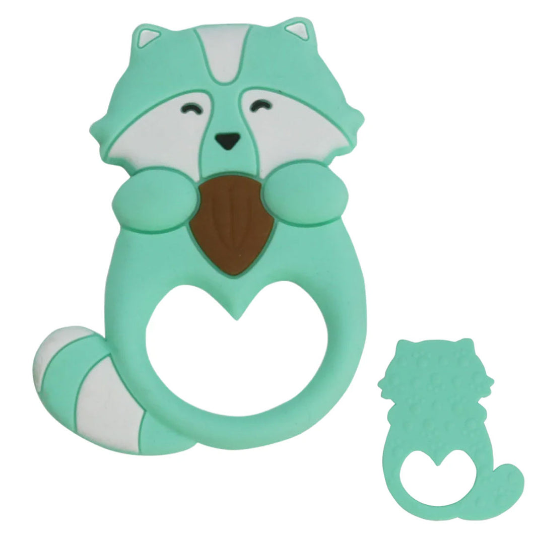 Raccoon Silicone Teether / BUSY BABY