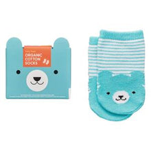 Load image into Gallery viewer, Organic Baby Socks - Animals / PETIT COLLAGE
