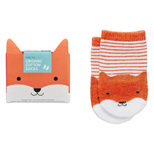 Load image into Gallery viewer, Organic Baby Socks - Animals / PETIT COLLAGE
