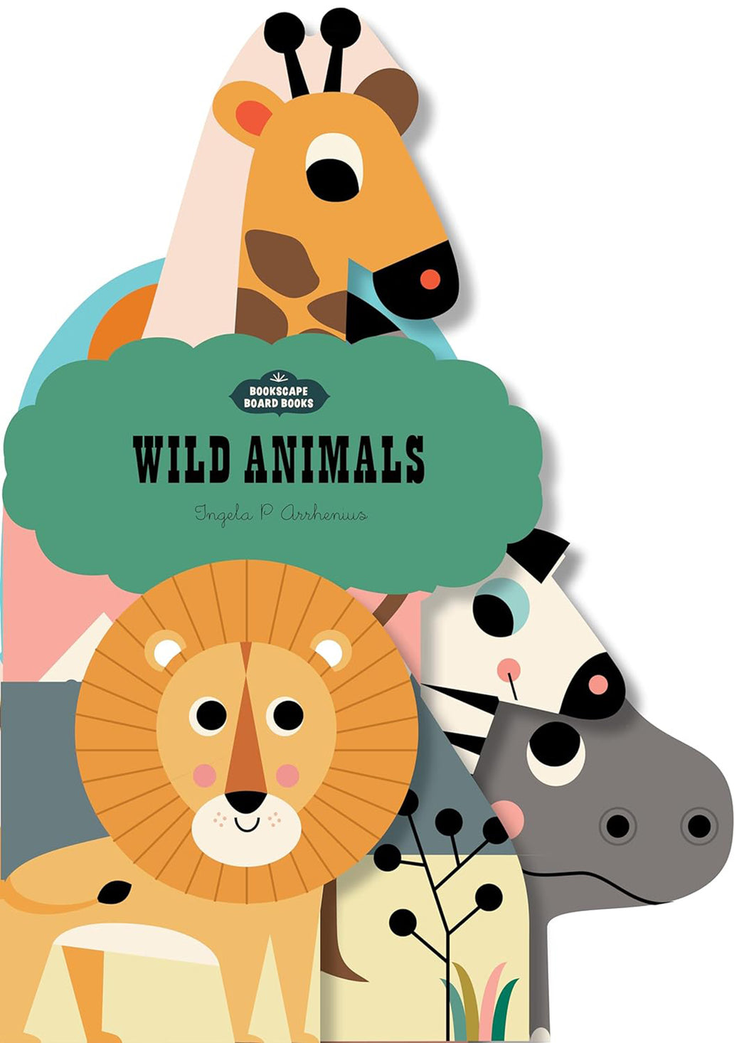 Bookscape: Wild Animals by Ingela P. Arrhenius / Board Book - NEW BOOK