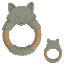 Load image into Gallery viewer, Fox Silicone Teether / BUSY BABY
