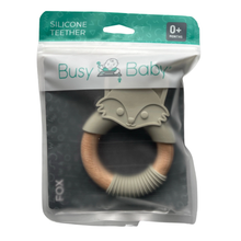Load image into Gallery viewer, Fox Silicone Teether / BUSY BABY
