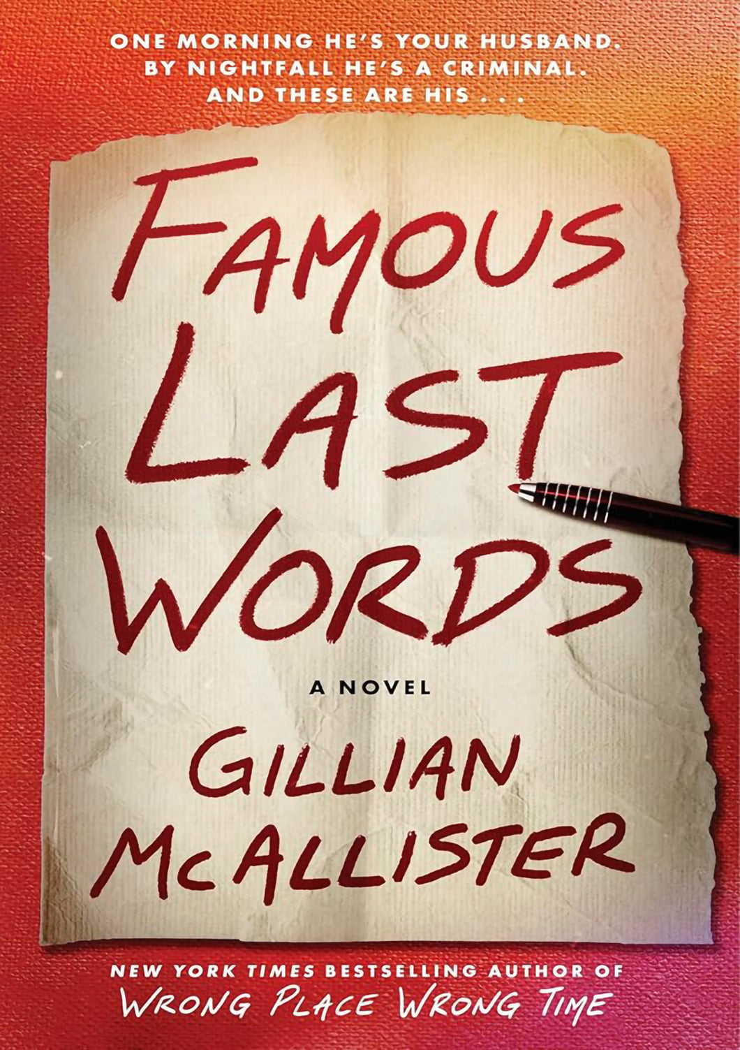 Famous Last Words by Gillian McAllister / BOOK OR BUNDLE - Starting at $30!