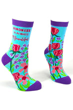 Load image into Gallery viewer, Socks - Kindness Is Always Beautiful / FABDAZ
