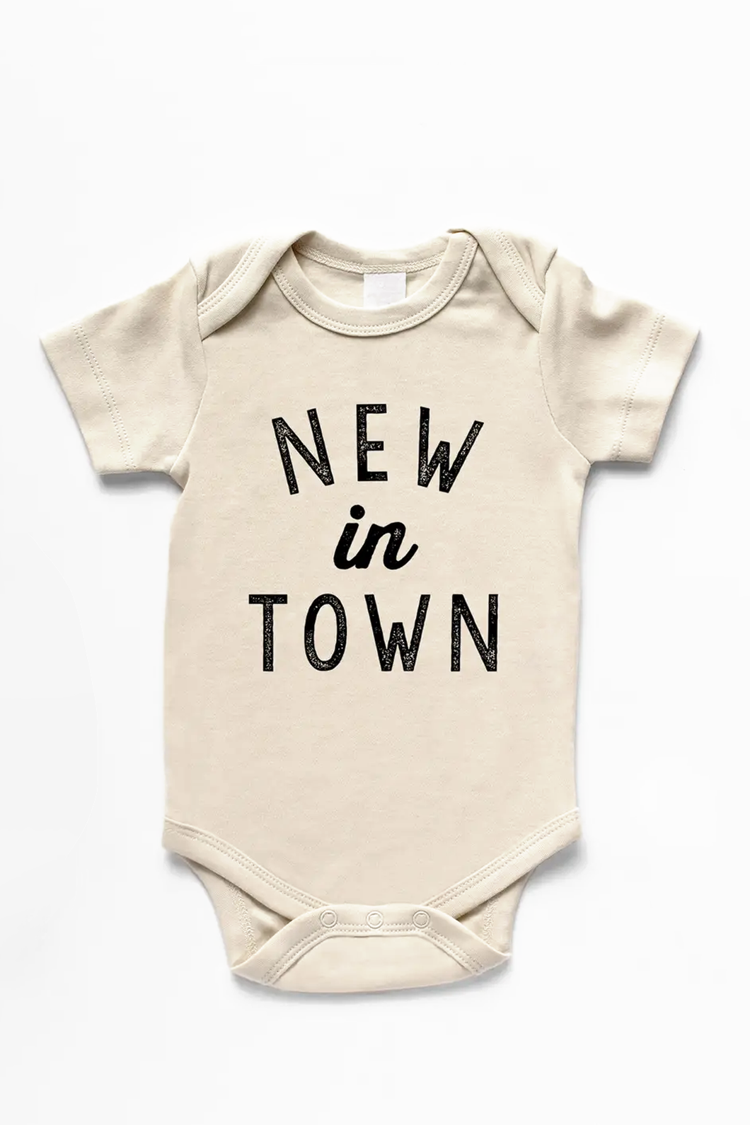 Organic Baby Onesie - New in Town / GLADFOLK