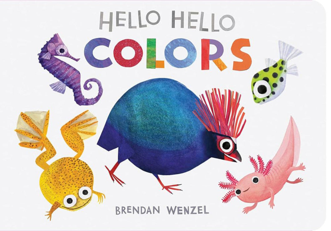 Hello Hello Colors by Brendan Wenzel / Board Book - NEW BOOK