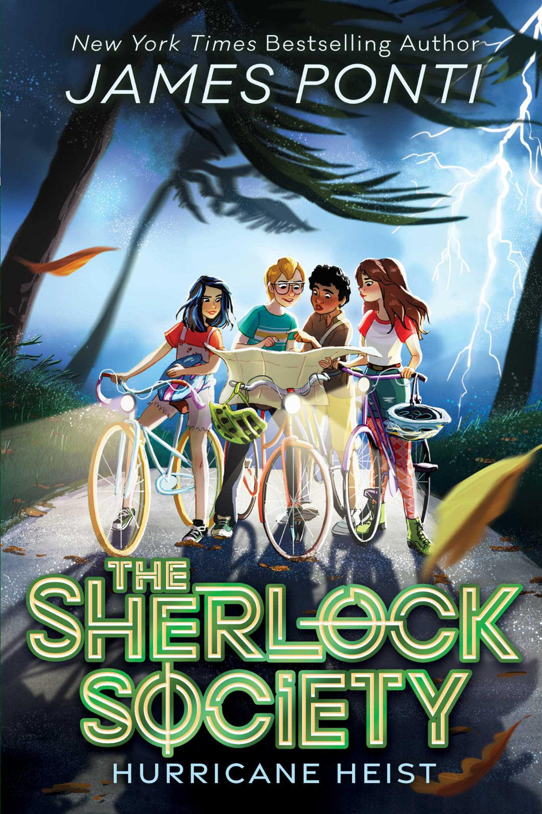 The Sherlock Society: Hurricane Heist (Book #2) by James Ponti / Hardcover - NEW BOOK