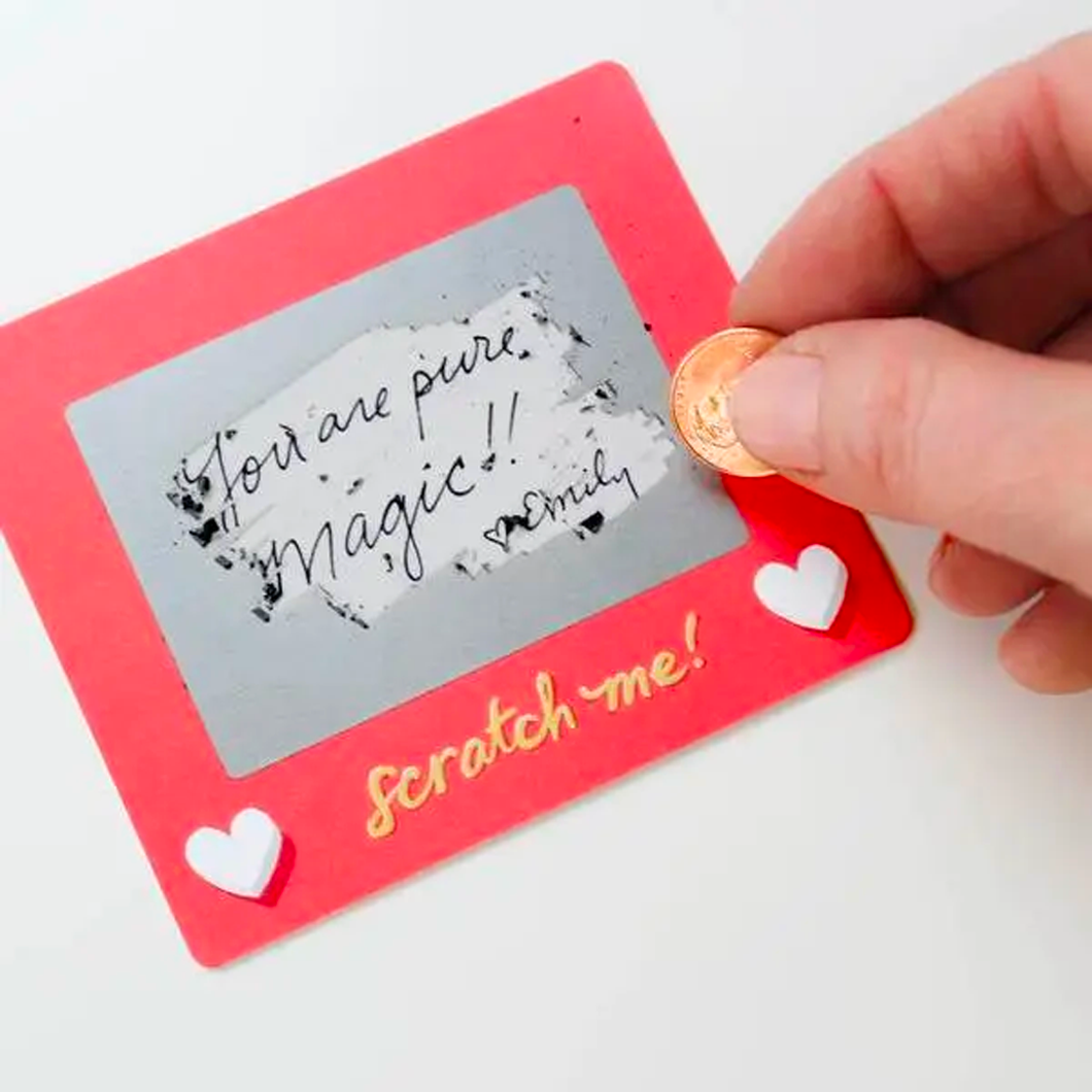 Scratch-Off Valentines - Scratch A Sketch / INKLINGS PAPERIE