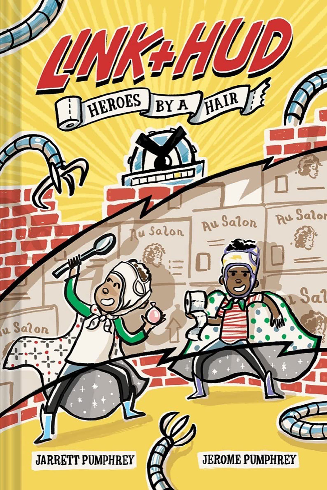Link + Hud; Heroes by a Hair by Jerome Pumphrey + Jarrett Pumphrey / Hardcover or Paperback - NEW BOOK