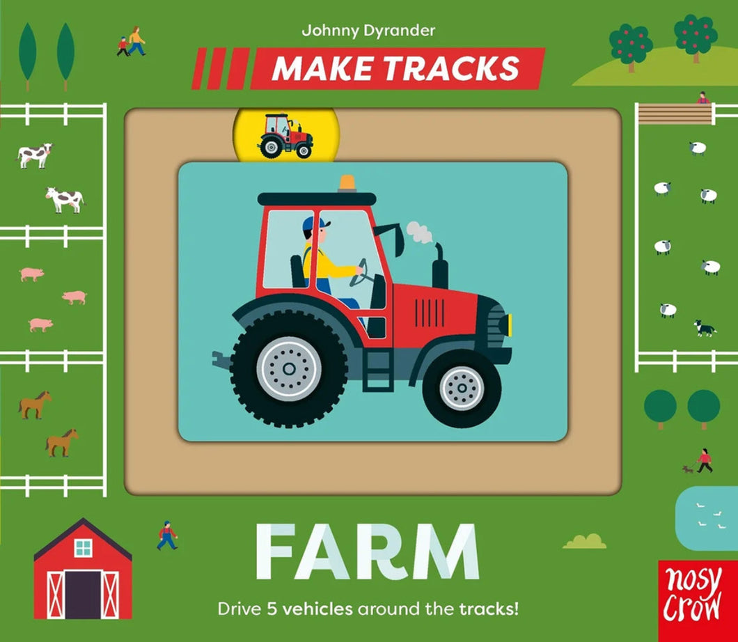 Make Tracks: Farm by Johnny Dyrander / Board Book - NEW BOOK
