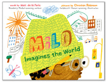 Load image into Gallery viewer, Milo Imagines the World by Matt de la Peña / Hardcover - NEW BOOK (English or Spanish)
