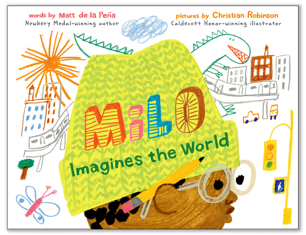 Milo Imagines the World by Matt de la Peña / Hardcover - NEW BOOK (English or Spanish)