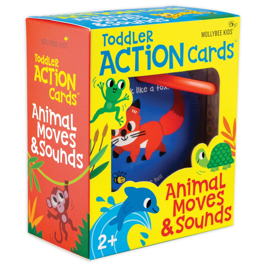 Action Cards - Animal Moves & Sounds - Toddler / MOLLYBEE KIDS