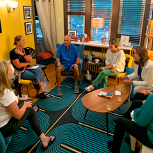 Load image into Gallery viewer, New Book Joy Reading Lounge Rental for Book Clubs or Gatherings

