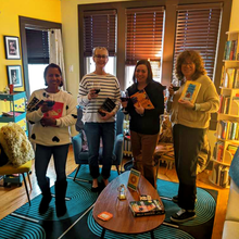 Load image into Gallery viewer, New Book Joy Reading Lounge Rental for Book Clubs or Gatherings
