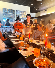 Load image into Gallery viewer, Books, Bites + Bevys Tasting - On-the-Road / Spooky Season Bookish Luncheon Pop-up Event at Patina Wine Bar

