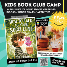 Load image into Gallery viewer, Kids Book Club Camp / Books, Book Chats + Activities for 3rd-5th Graders
