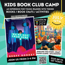 Load image into Gallery viewer, Book Club Camp / Books, Book Chats + Activities for Kids of All Ages
