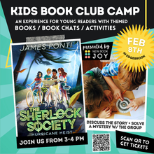 Load image into Gallery viewer, Kids Book Club Camp / Books, Book Chats + Activities for 3rd-5th Graders
