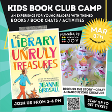 Load image into Gallery viewer, Kids Book Club Camp / Books, Book Chats + Activities for 3rd-5th Graders
