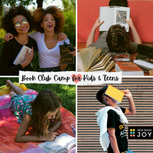 Load image into Gallery viewer, Book Club Camp / Books, Book Chats + Activities for Kids of All Ages

