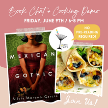 Load image into Gallery viewer, Book Chat +/or Cooking Demo / Book Club Experience - Starting at $10!
