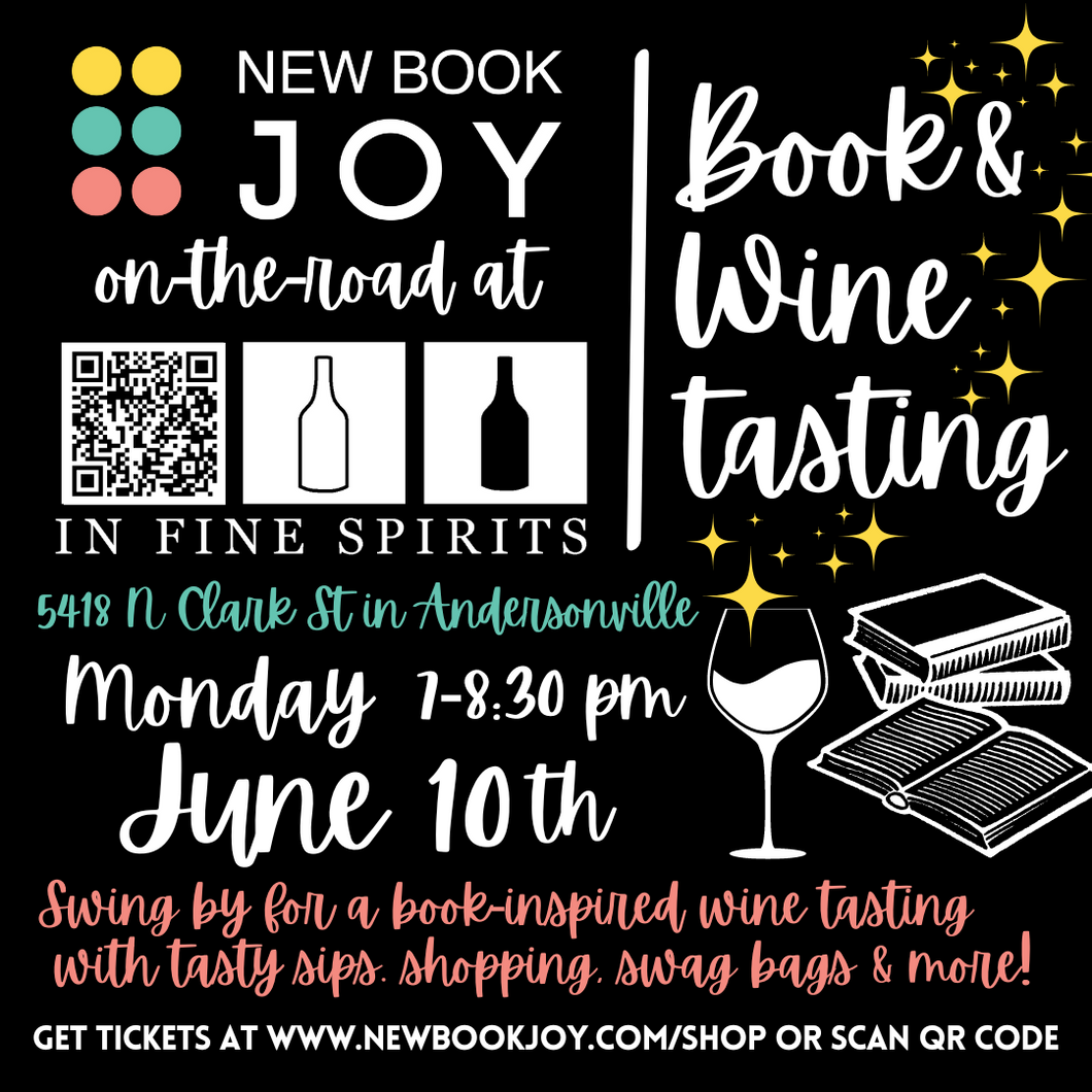 Book + Wine Tasting - On-the-Road / Bookish Pop-up Event at In Fine Spirits