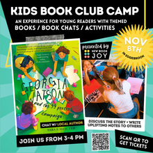 Load image into Gallery viewer, Kids Book Club Camp / Books, Book Chats + Activities for 3rd-5th Graders

