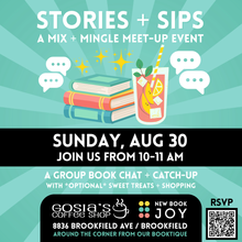 Load image into Gallery viewer, Stories + Sips Meet-Up / Mix + Mingle Event at Gosia's Coffee Shop
