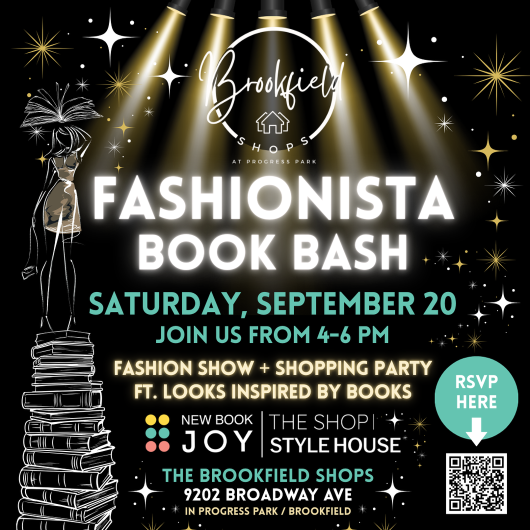 FREE Fashionista Book Bash / Bookish Fashion Show + Shopping Party at The Brookfield Shops