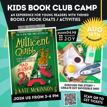 Load image into Gallery viewer, Kids Book Club Camp / Books, Book Chats + Activities for 3rd-5th Graders
