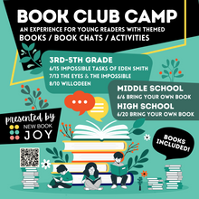 Load image into Gallery viewer, Book Club Camp / Books, Book Chats + Activities for Kids of All Ages
