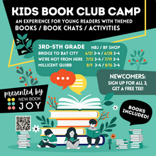Load image into Gallery viewer, Book Club Camp / Books, Book Chats + Activities for Kids of All Ages
