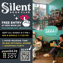 Load image into Gallery viewer, Silent Book Club + *Optional* Book Swap Mix + Mingle Event (at our Brookfield Booktique) - FREE EXPERIENCE for Grown-Ups (21+)
