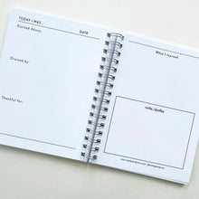 Load image into Gallery viewer, Personal Growth Tracker Journal (Spiral Pocket Notebook) / STEEL PETAL PRESS
