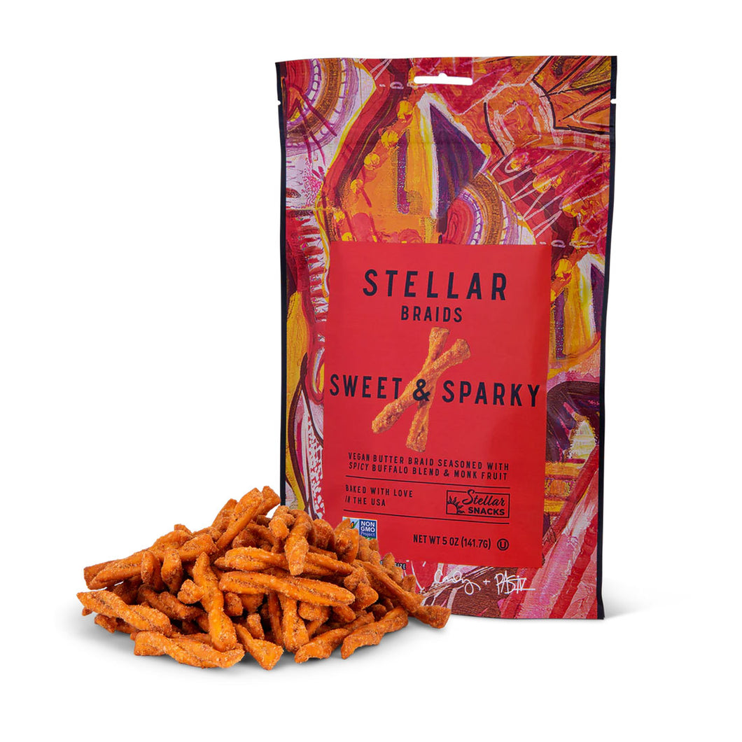 Pretzel Braids - Sweet + Sparky / STELLAR SNACKS