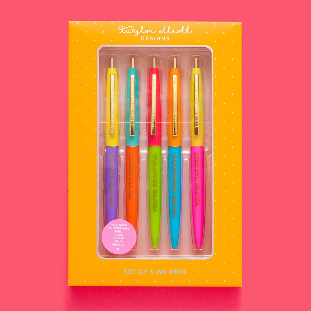 Affirmations Pen Set / TAYLOR ELLIOTT DESIGNS