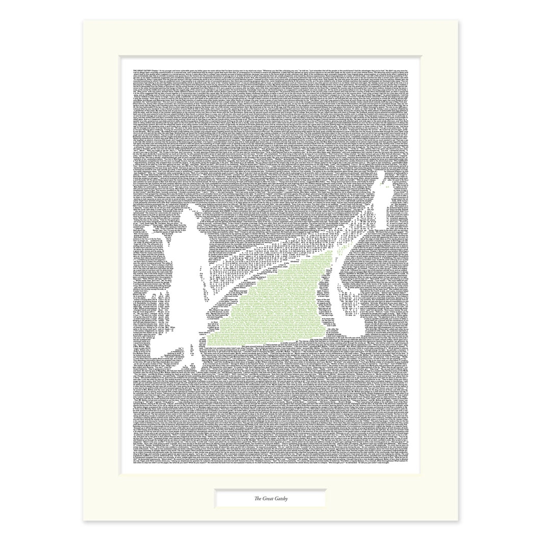 The Great Gatsby Matted Print / LITOGRAPHS (PRE-ORDER FOR EARLY NOVEMBER)