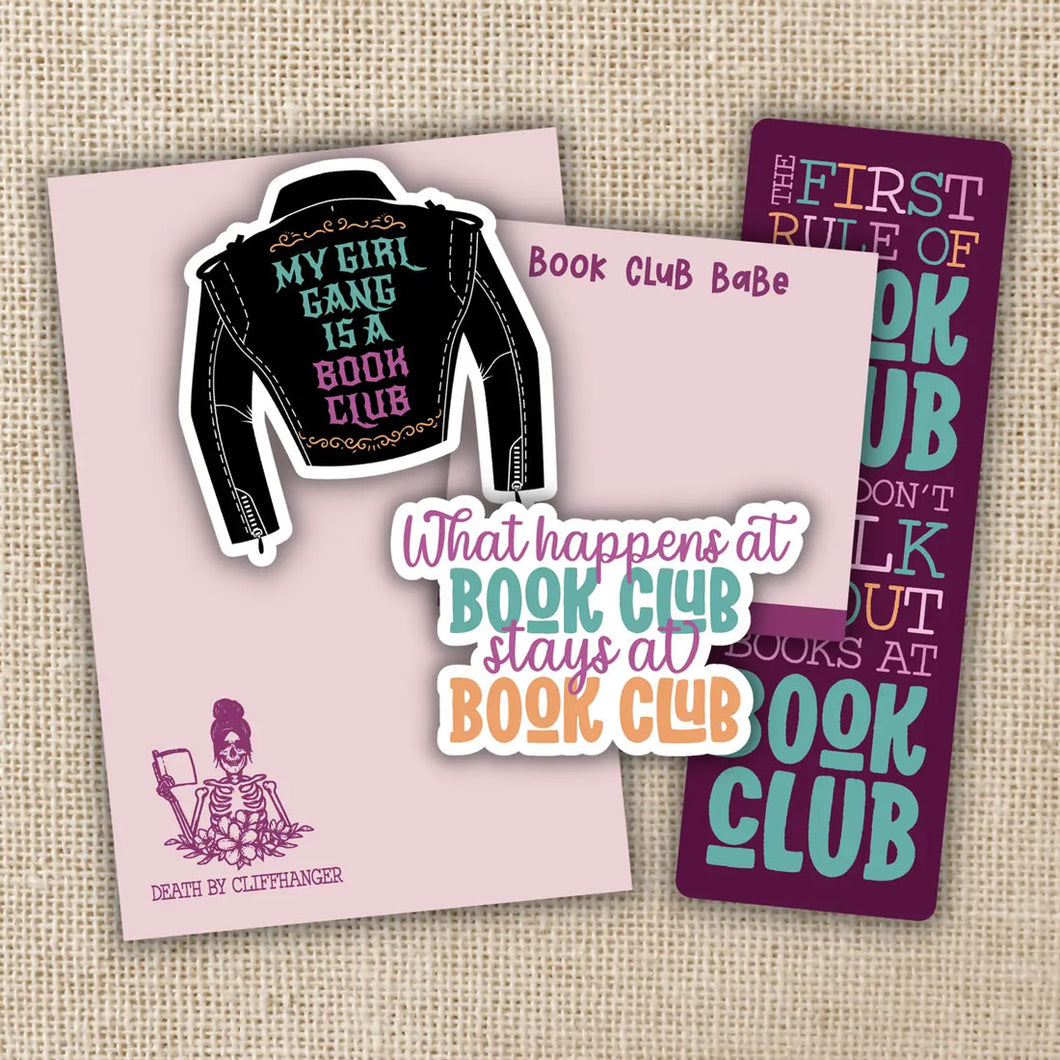 Boxed Stationery Gift Set - What Happens At Book Club... / WILDLY ENOUGH