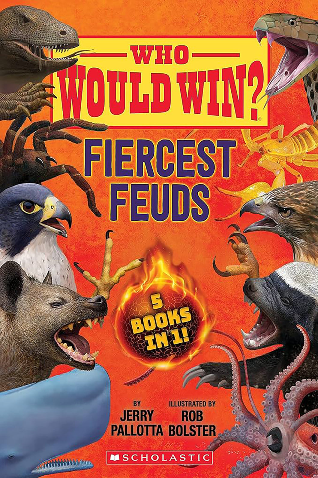Who Would Win? - Fiercest Feuds by Jerry Pallotta / Hardcover - NEW BOOK