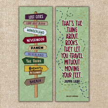 Load image into Gallery viewer, Book Themed Bookmark / WILDLY ENOUGH
