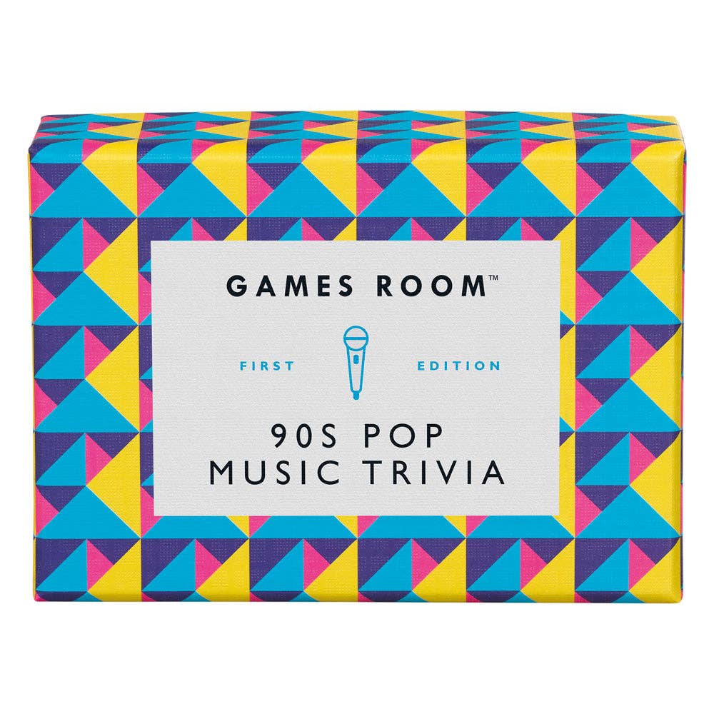 90s Pop Music Trivia Game / GAMES ROOM + CHRONICLE BOOKS