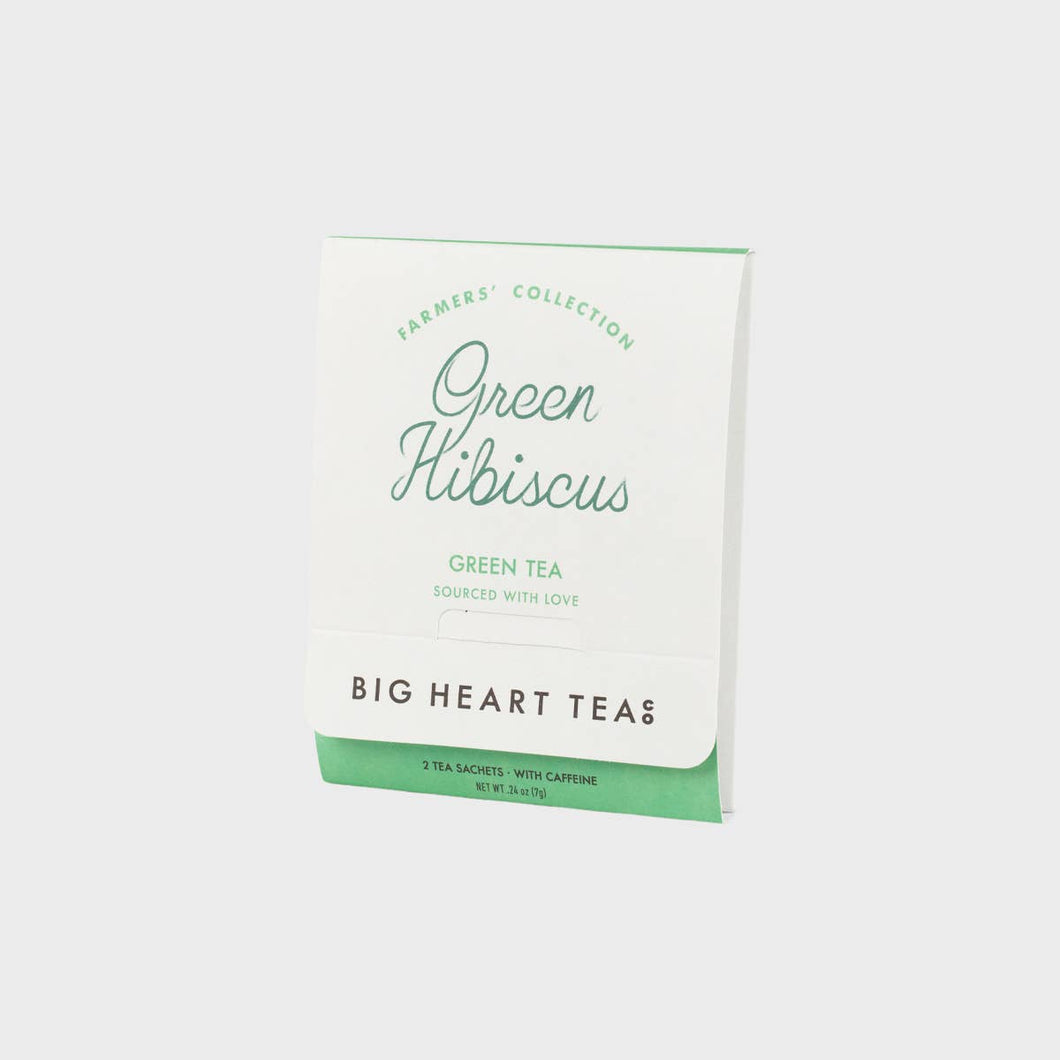 Looseleaf Tea For Two Sampler Pack - Green Hibiscus / BIG HEART TEA CO.