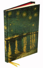 Load image into Gallery viewer, Magnetic Journal - Vincent Van Gogh: Starry Night Over the Rhone / TEXAS BOOKMAN
