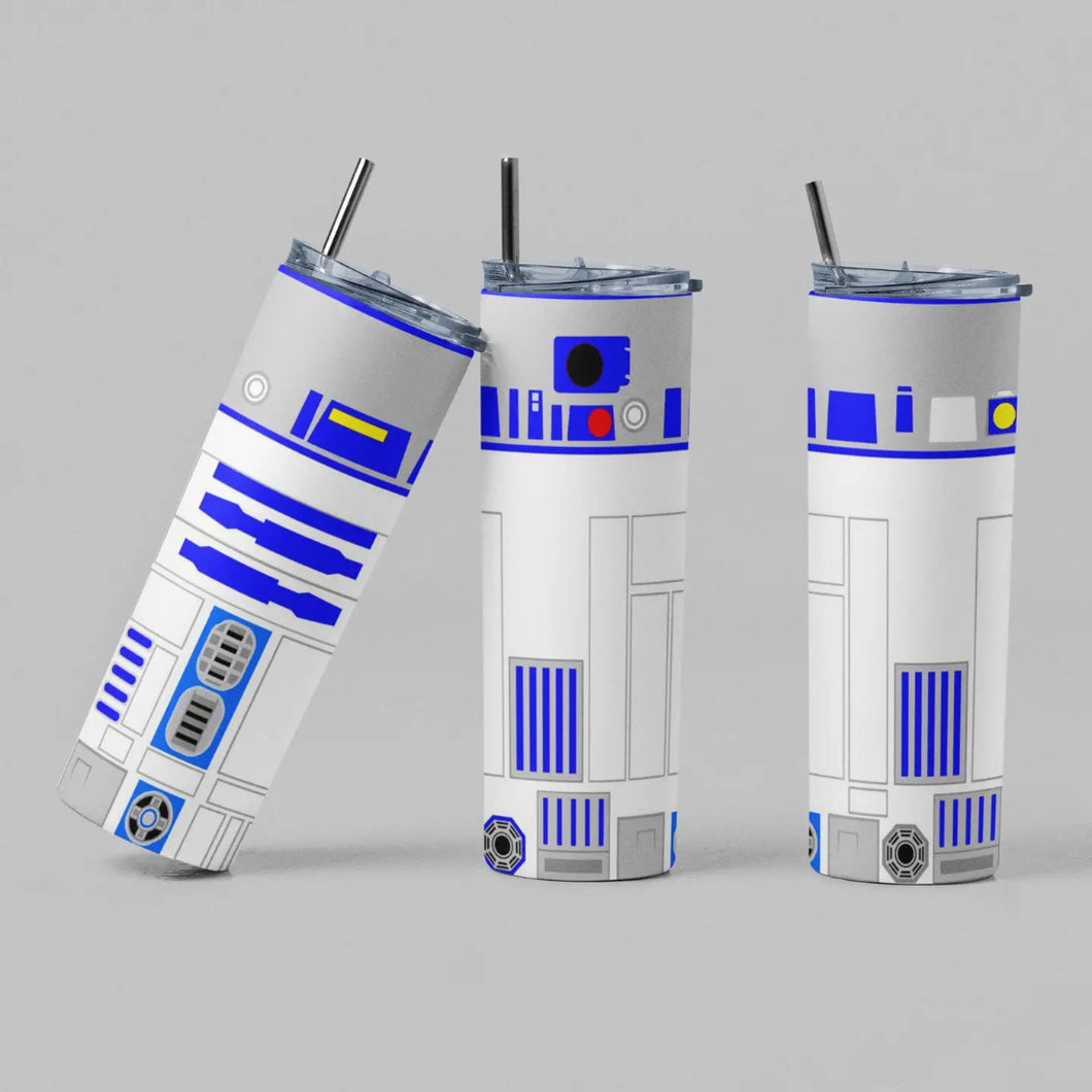 Tumbler - Robot Droid - R2D2 Space War Movie Inspired  / THE GEEK BOUTIQUE