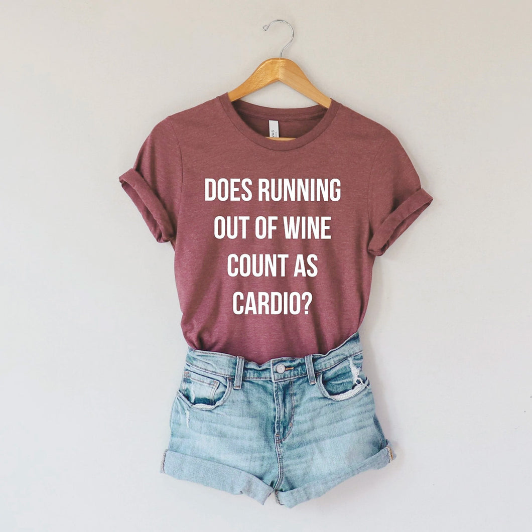Graphic Tee - Running Out of Wine / 208 TEES