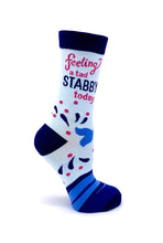 Load image into Gallery viewer, Socks - Feeling A Tad Stabby Today / FABDAZ
