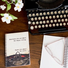 Load image into Gallery viewer, Notebook Journal - Sometimes It&#39;s Not About the Happy Ending / FLY PAPER PRODUCTS
