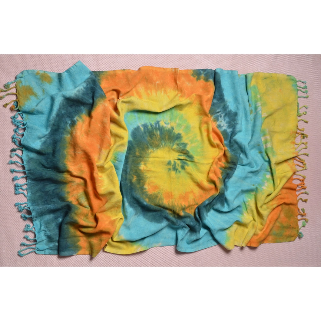 Turkish Beach Towel & Blanket - Tie Dye / KAFTHAN